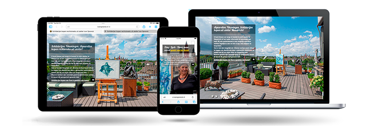 Schilderijen van Kunstenaar ivon by Webdesign holland