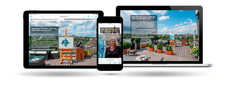 Schilderijen van Kunstenaar ivon by Webdesign holland