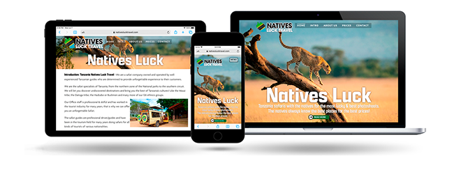 Natives Luck Tracel by Webdesign Maastricht