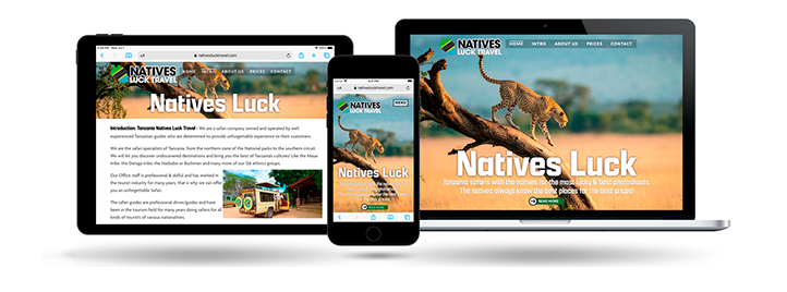 Natives Luck Tracel by Webdesign Maastricht