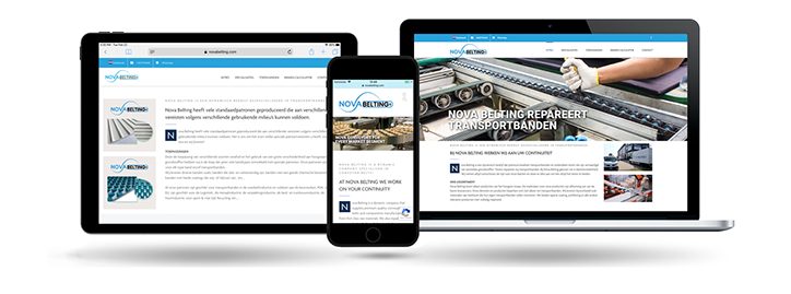 Nova belting by Webdesign Maastricht
